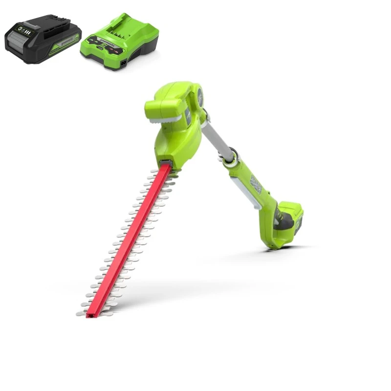 Greenworks Accu Heggenschaar Langbereik 24 Volt Incl. Accu En Lader 1 Greenworks Accu Heggenschaar Langbereik 24 Volt Incl. Accu En Lader