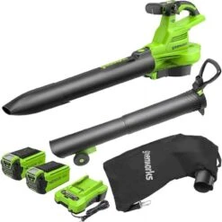 Greenworks Bladblazer/Zuiger 40V DIGIPRO Met 2x 2.0Ah Accu En Lader